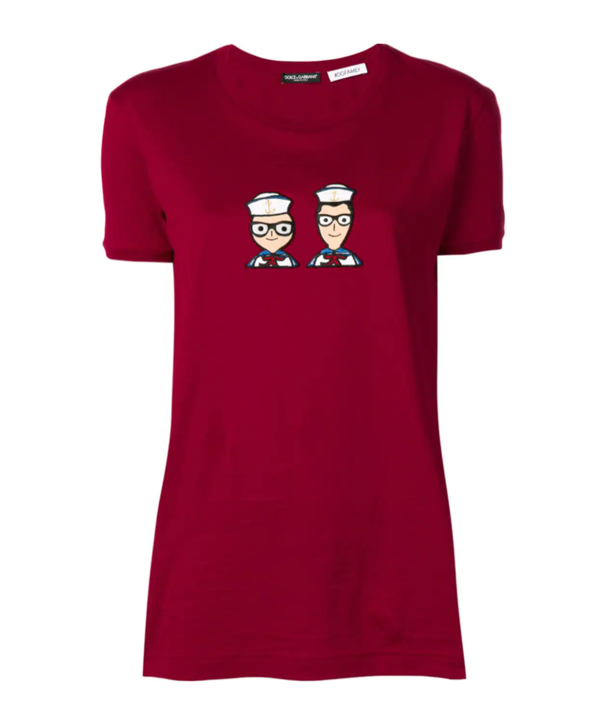 Dolce & Gabbana Dgfamily T-shirt In Red