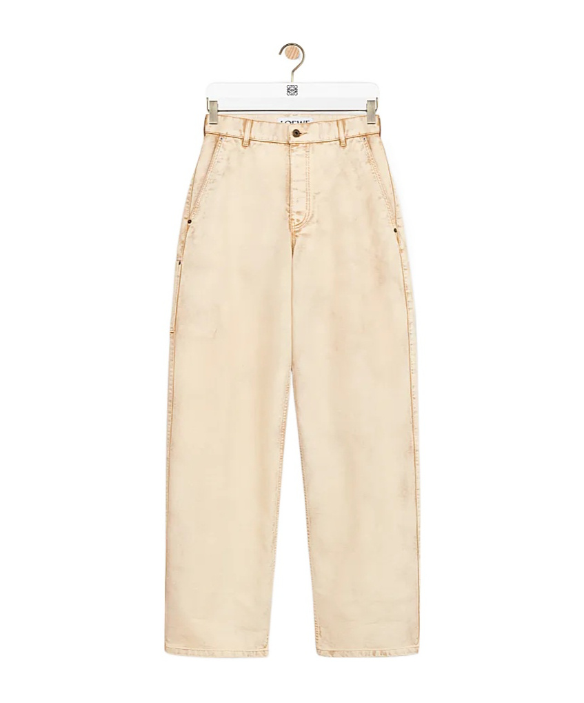 Loewe Casual Pants With Belt Loops In Neutral