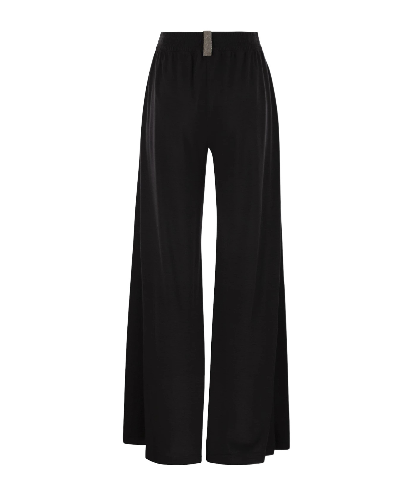 Fabiana Filippi Belt Loop Casual Pants In Black