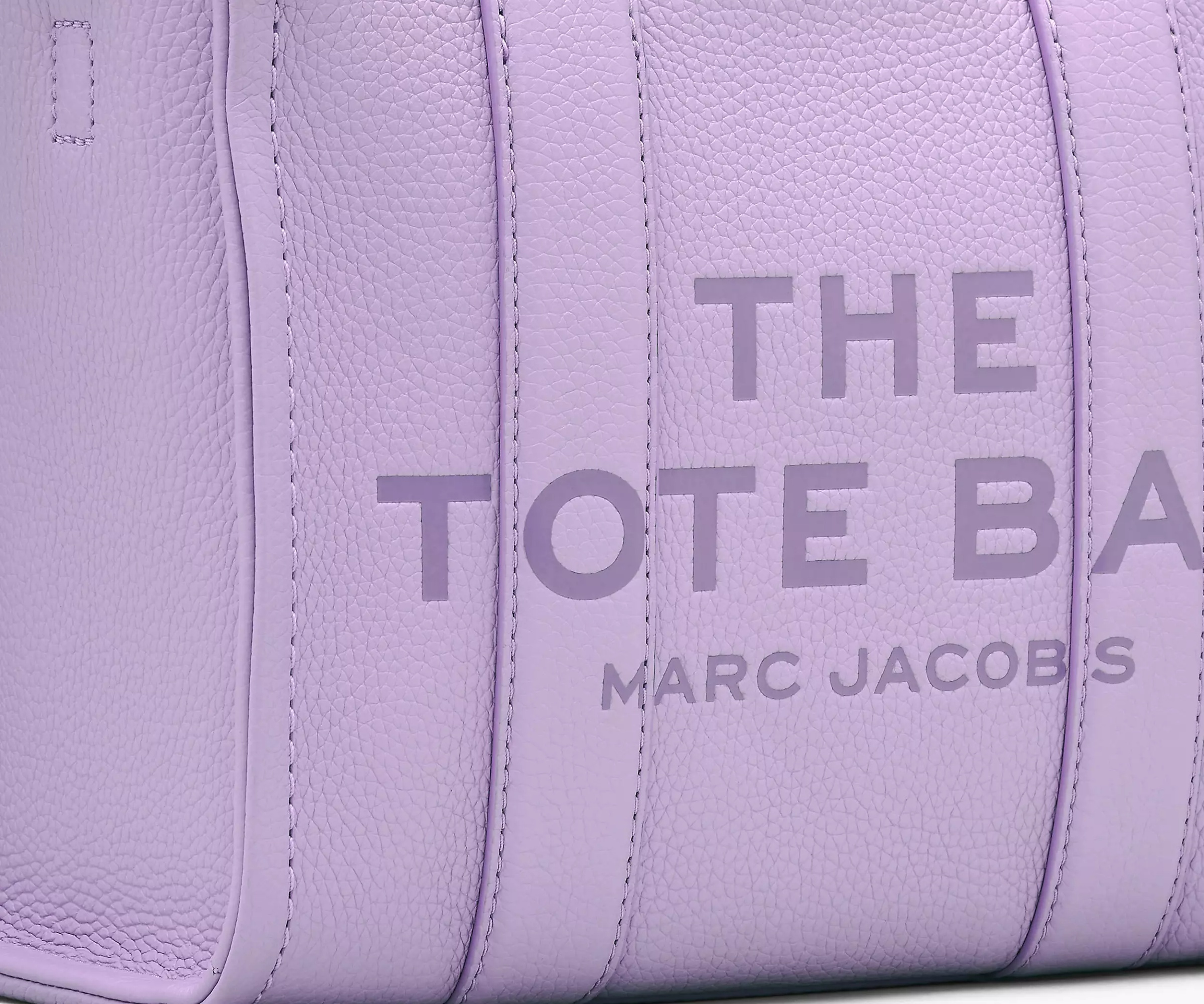 Marc Jacobs The Leather Crossbody Tote Bag In Purple