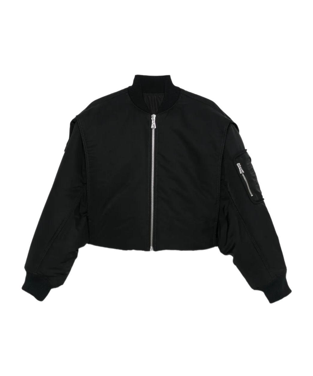 Jean Paul Gaultier Casual Bomber Jacket In Black