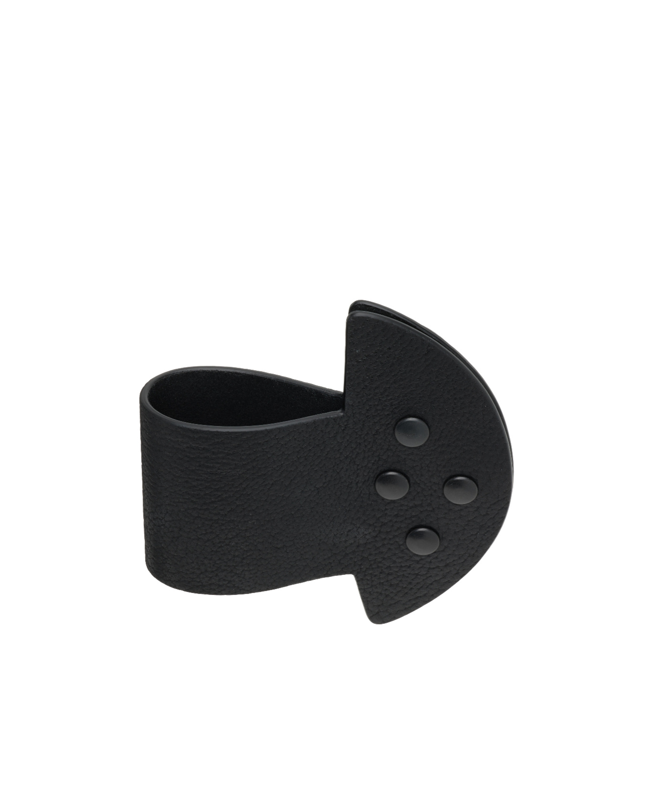 Rick Owens Concordians Anthem Snaps Cuff Bracelet In Black