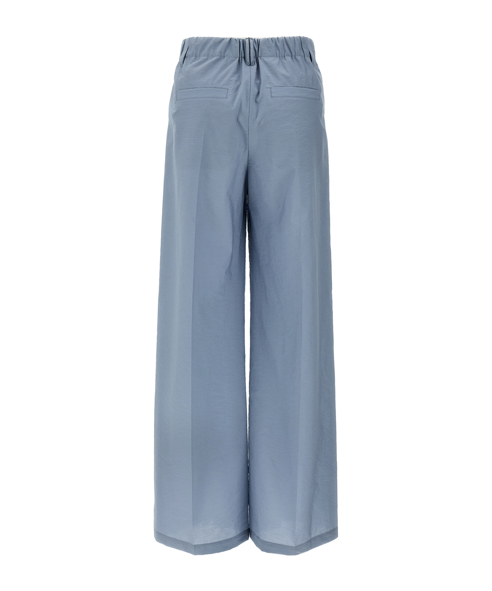Brunello Cucinelli Belt-loop Casual Pants In Blue