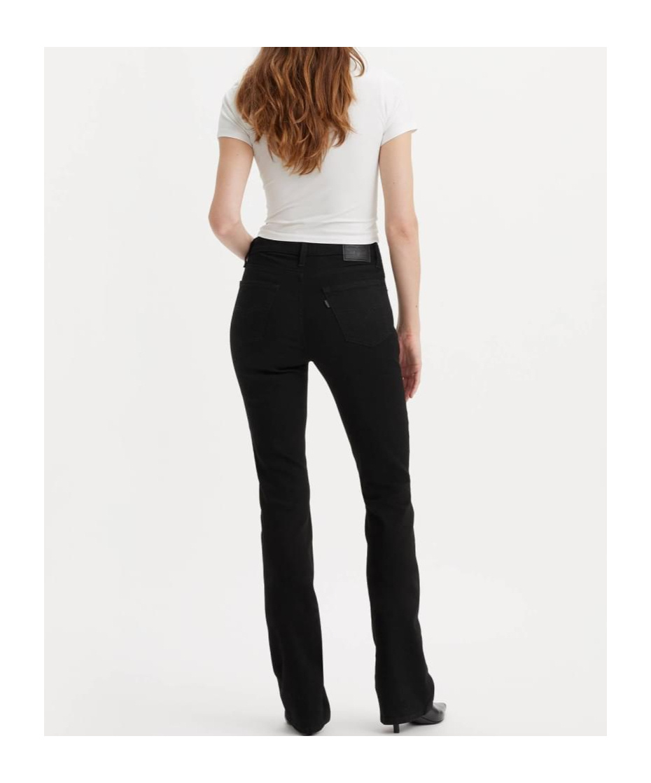 Levi's High-rise Flared Jeans In Black