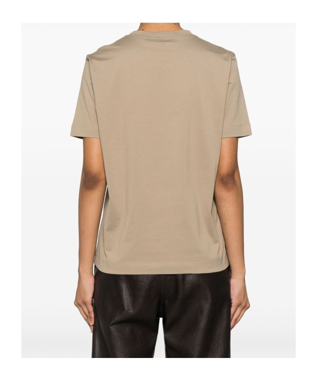 Brunello Cucinelli Monili Chain-detail T-shirt In Nude