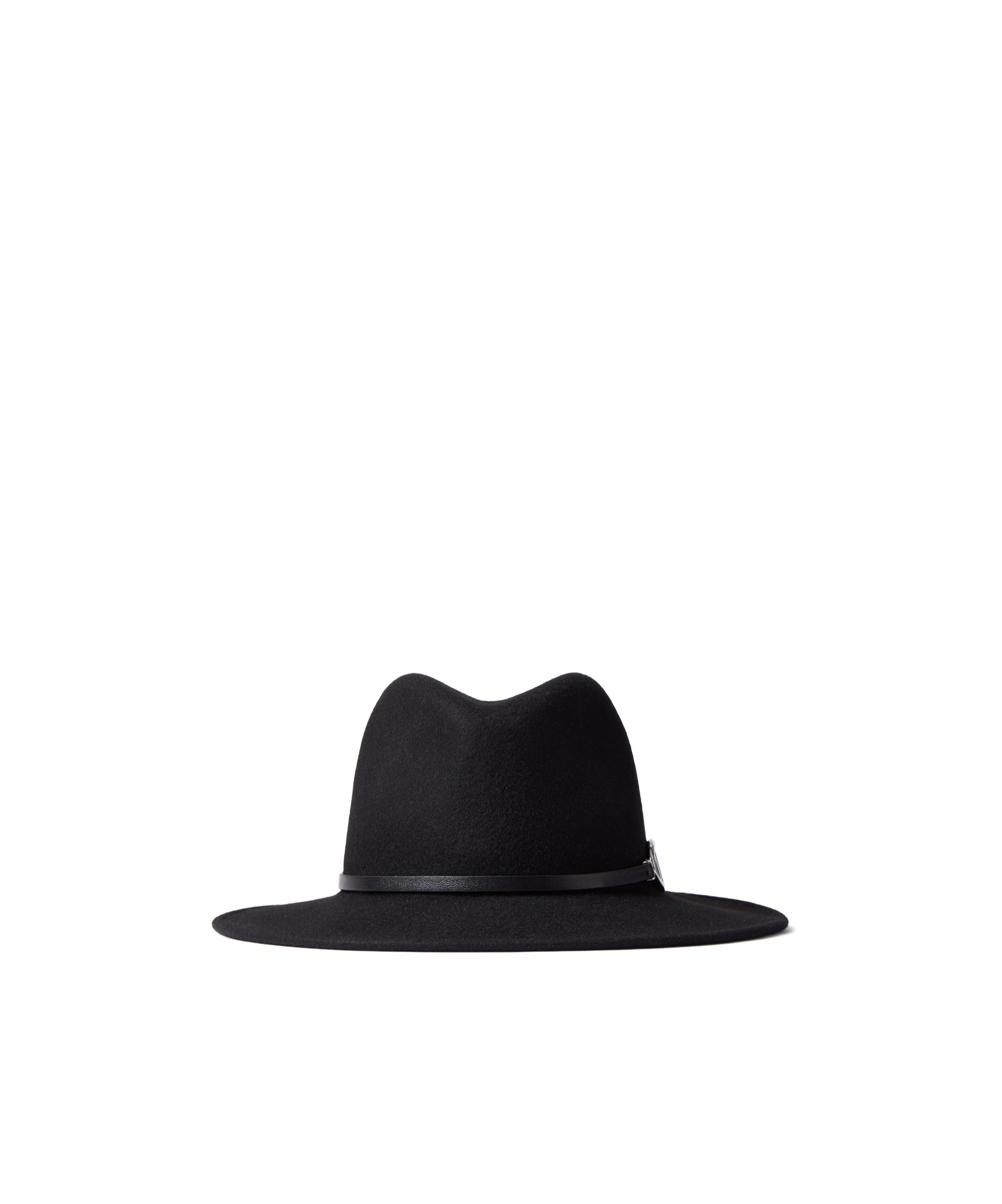 Valentino Vlogo Fedora Hat In Black