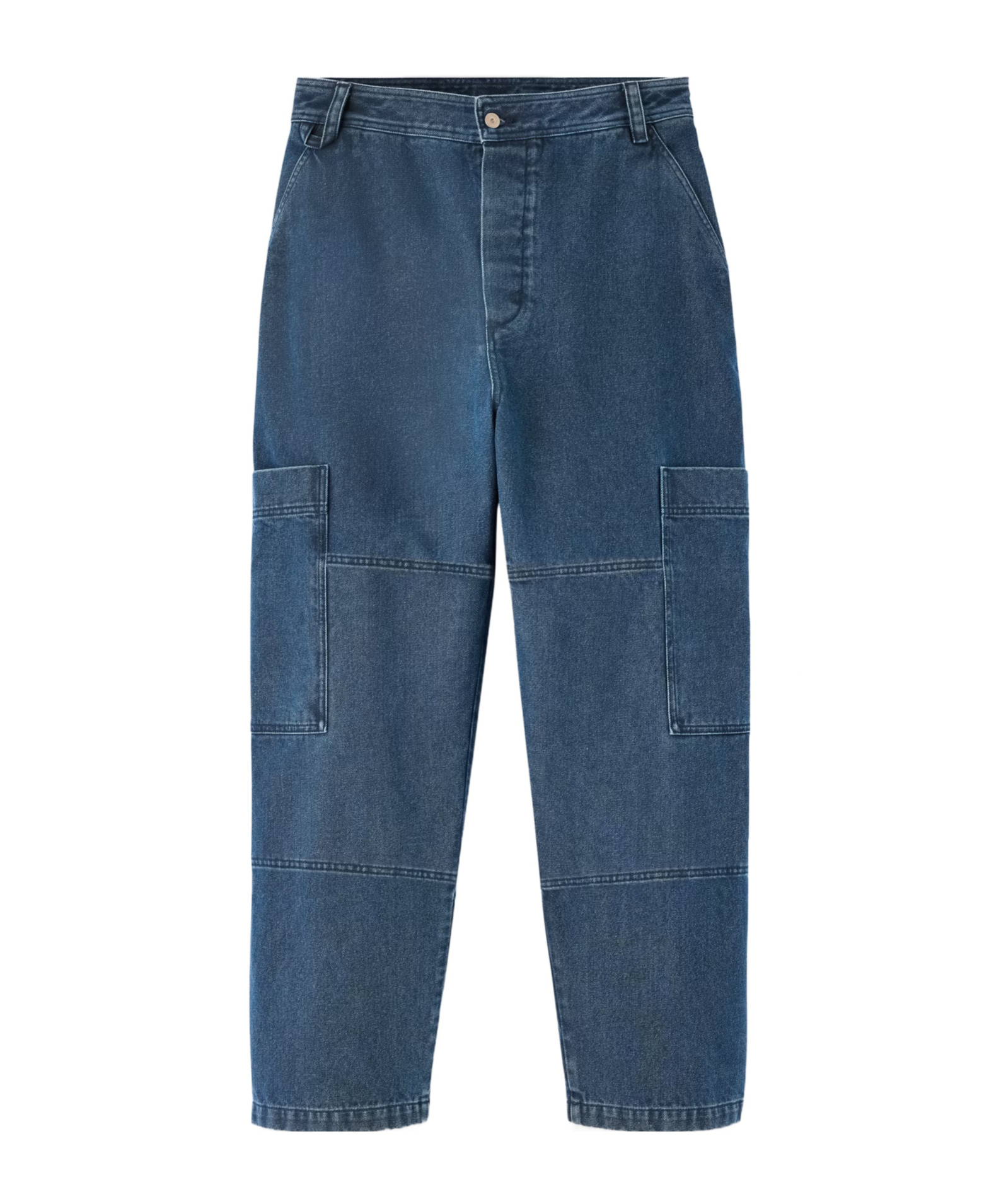 Jacquemus Cargo Jeans In Blue