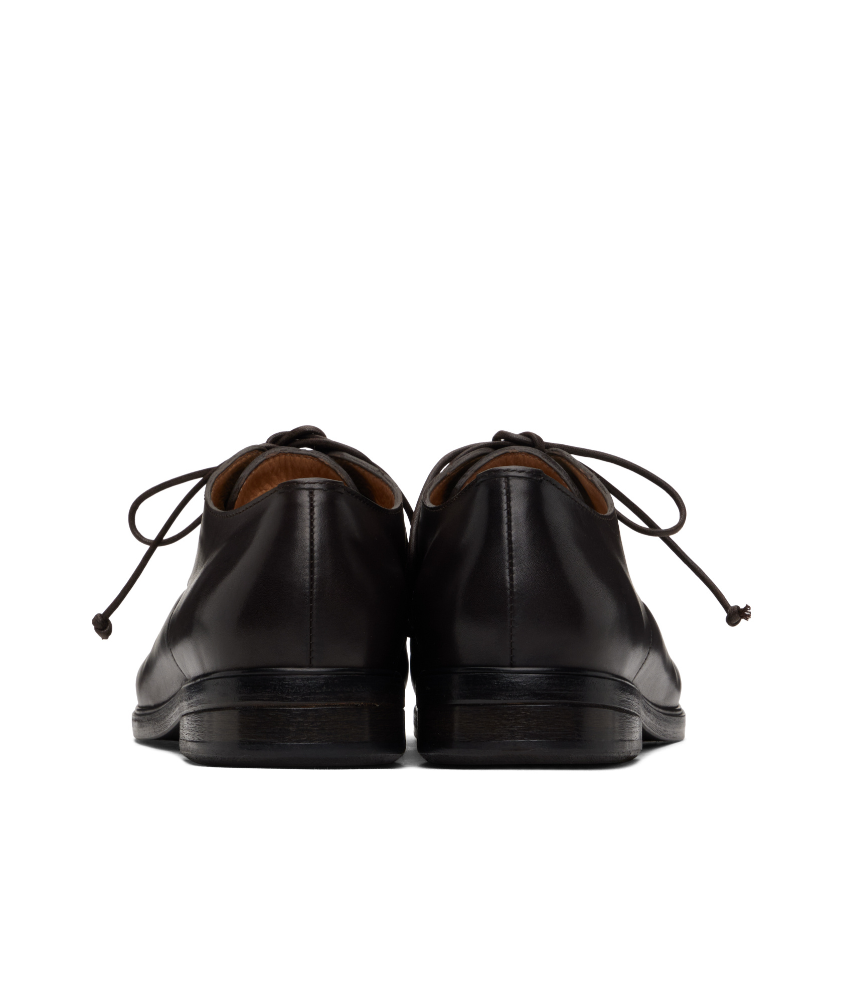 Marsèll Brown Zucca Zeppa Derbys In Black