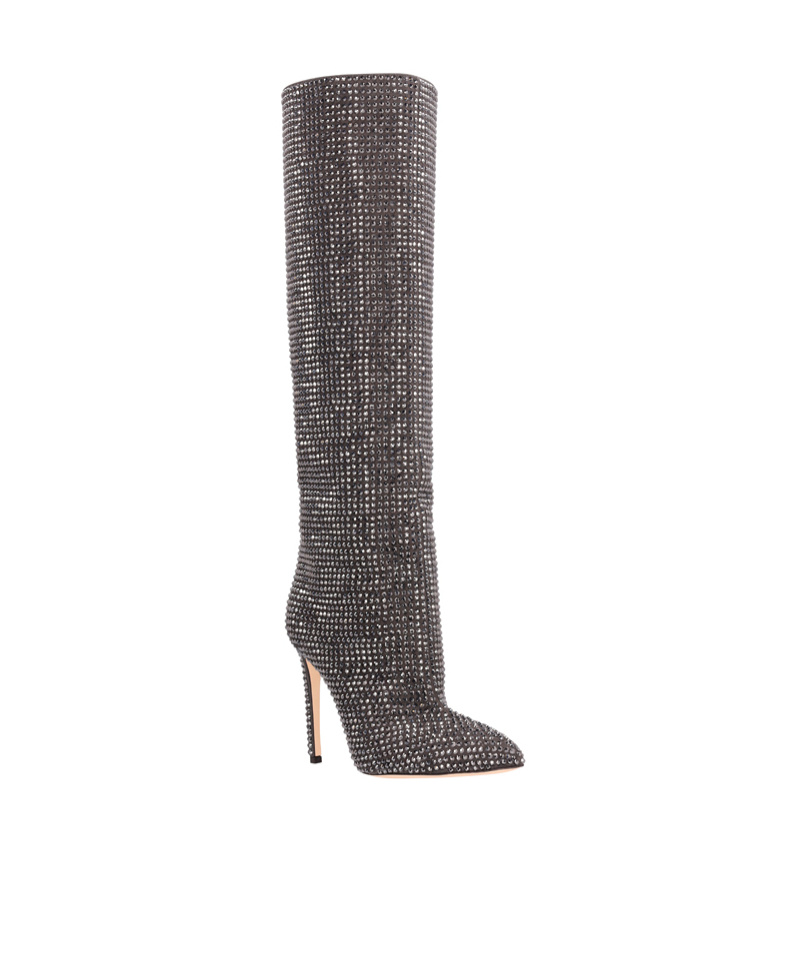 Paris Texas Pointed Boots In Gray