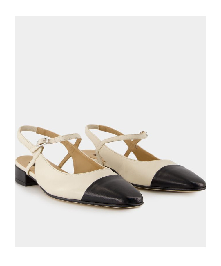 Carel Paris Open-heeled Flats In Nude
