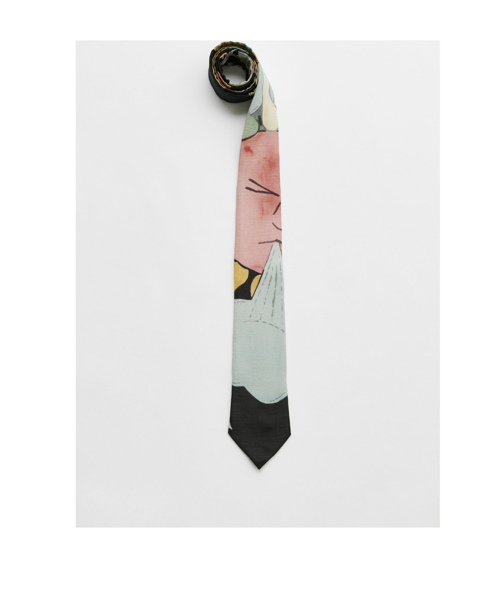 Our Legacy Patterned Tie In Multi