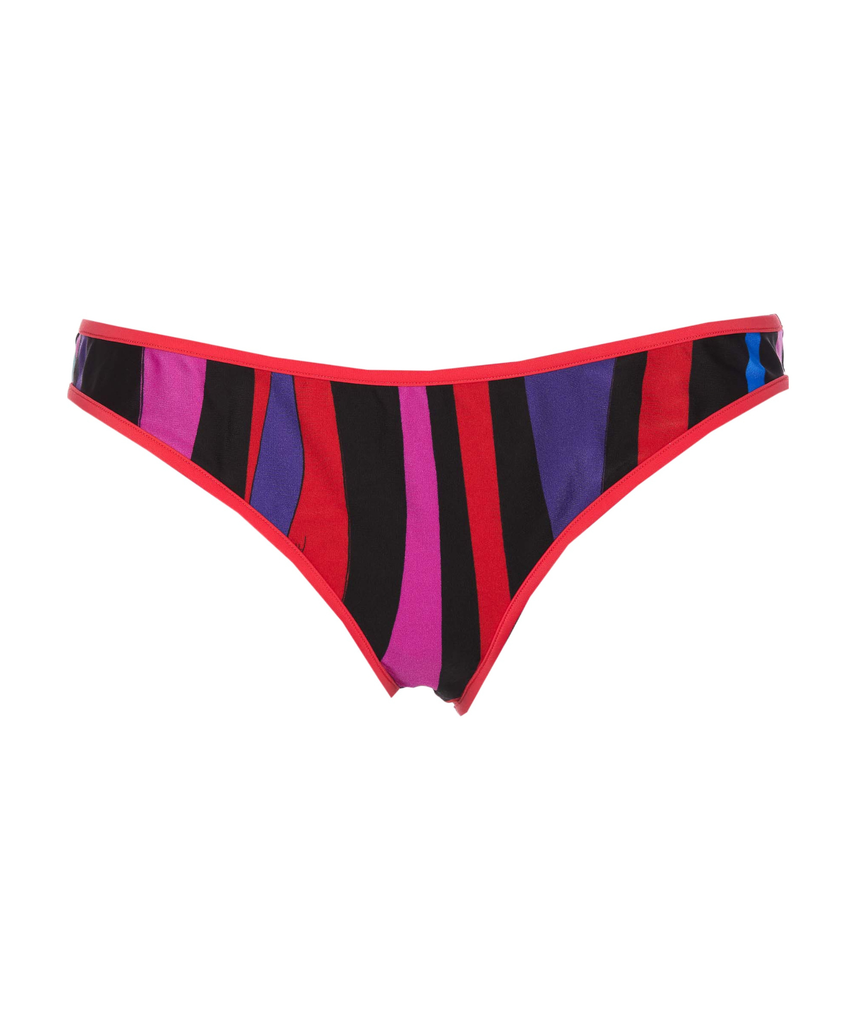 Pucci Marmo-print Bikini Bottom In Black