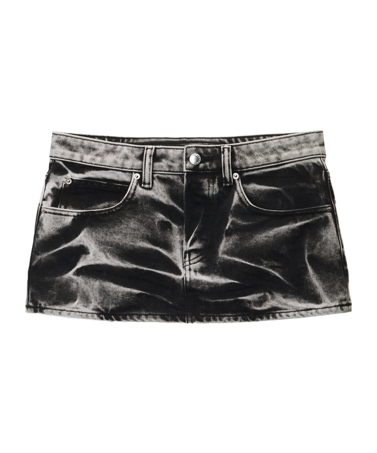 Alexander Wang Mini Skirt In Black