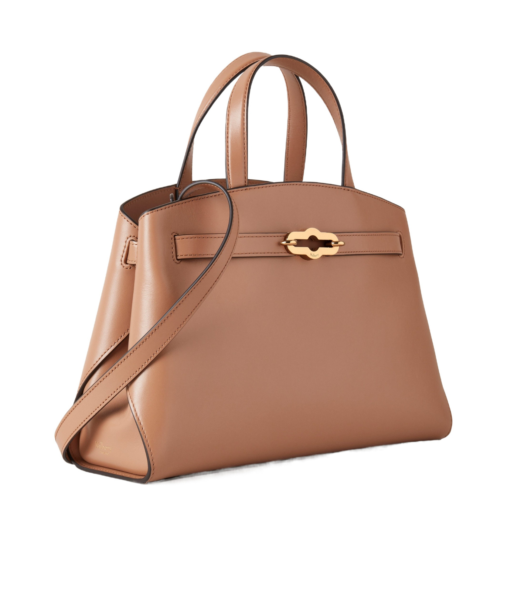 Mulberry 'pimlico Small' Beige Handbag With Adjustable And Removable Shoulder Strap In Leather Woman In Brown