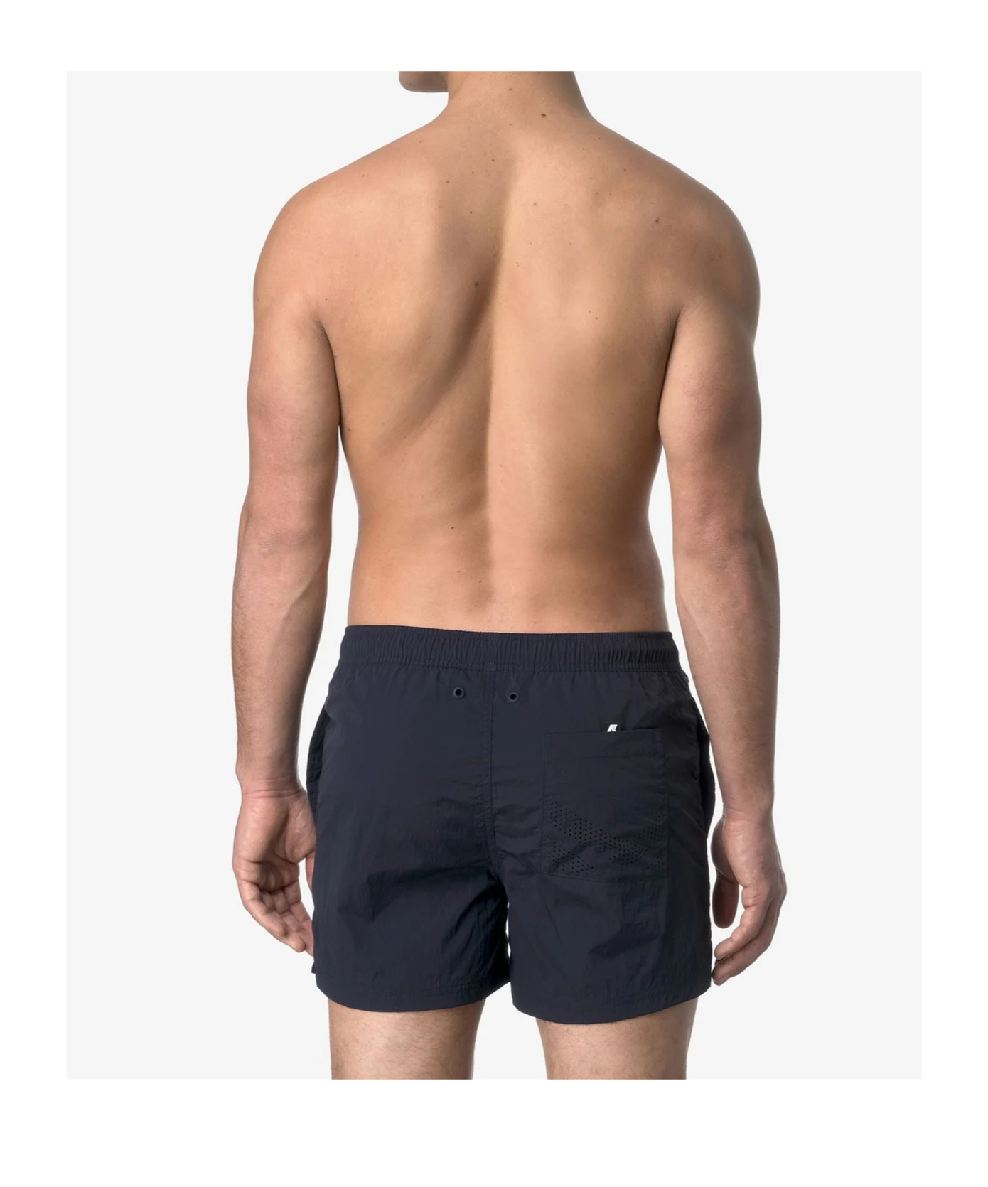 K-way Drawstring Waist Swim Shorts In Blue