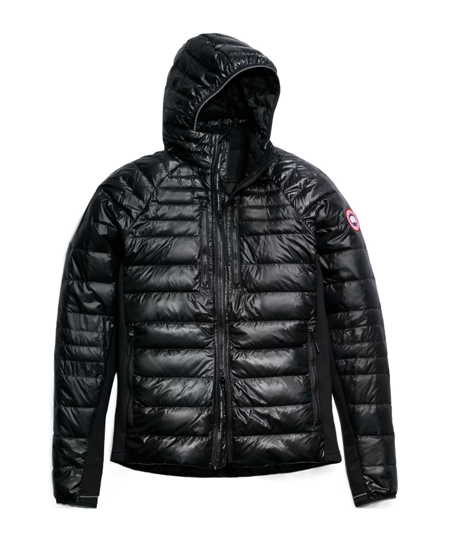 Canada Goose Hybridge Lite Hooded Jacket In Black