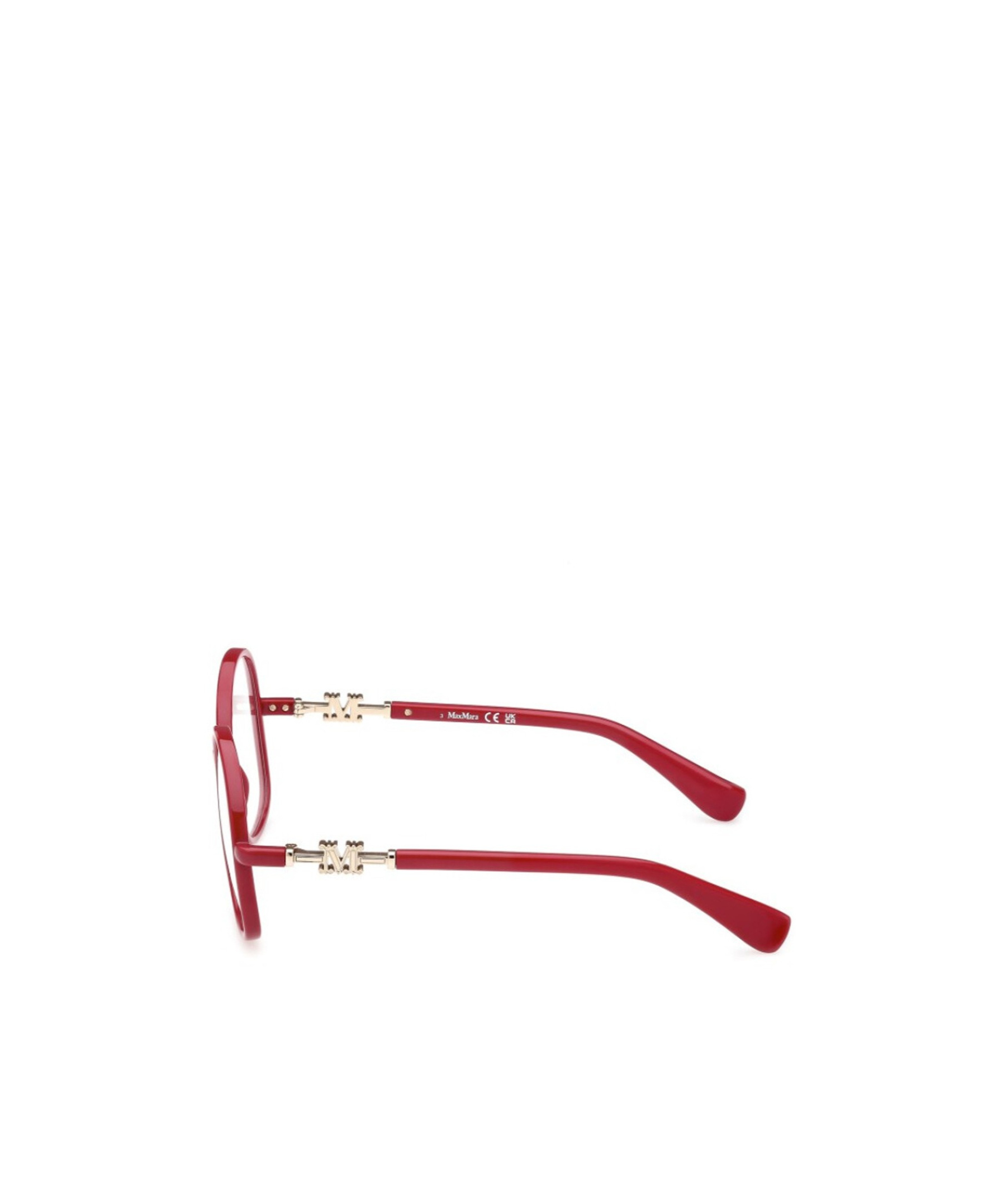 Max Mara Logo Flat Mirror In Red