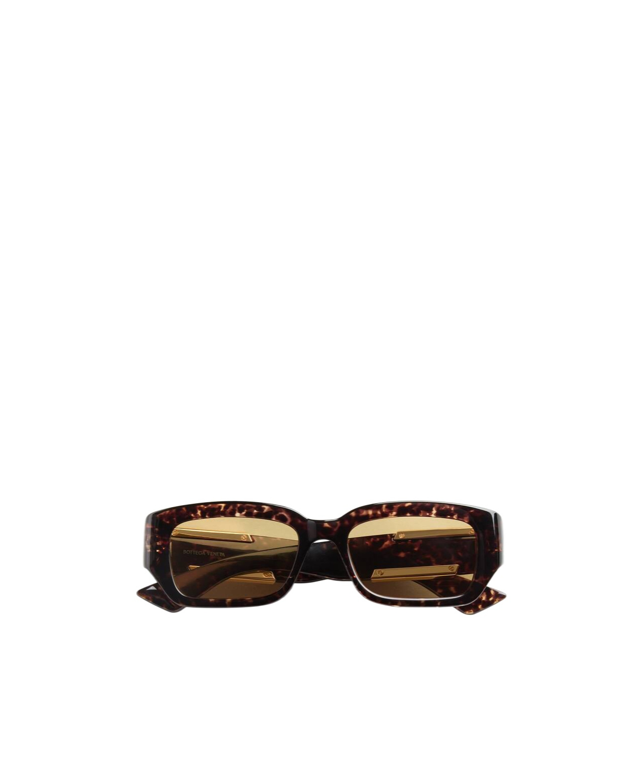 Bottega Veneta Dash Rectangular Sunglasses In Brown