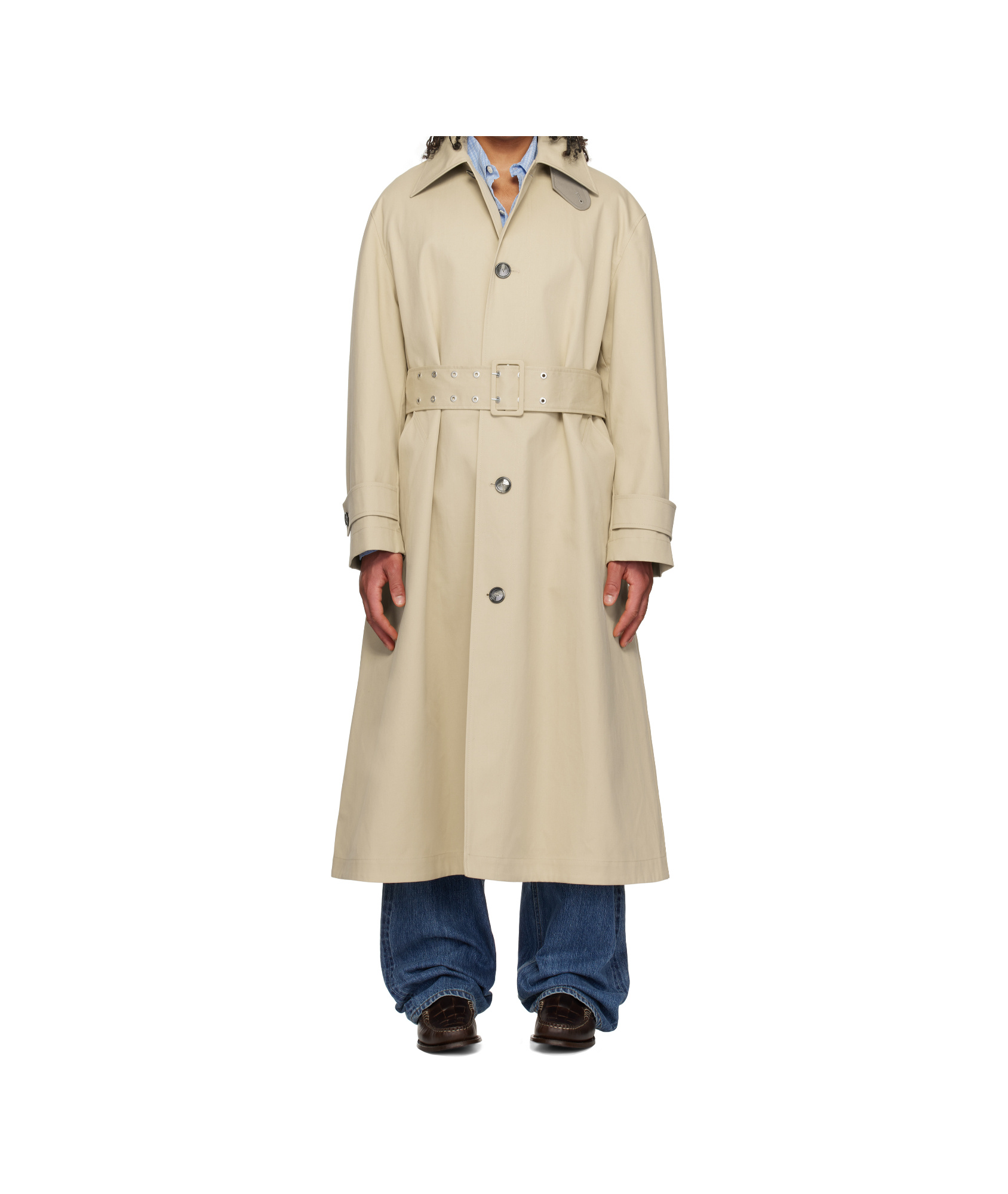 Ami Alexandre Mattiussi Strap Windbreaker In Nude