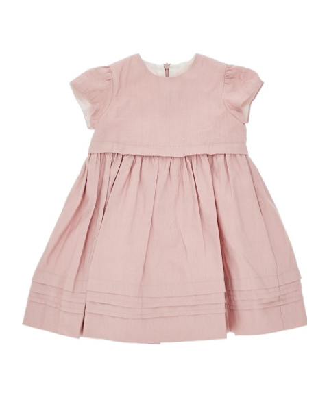 Il Gufo Round Neck Dress In Pink