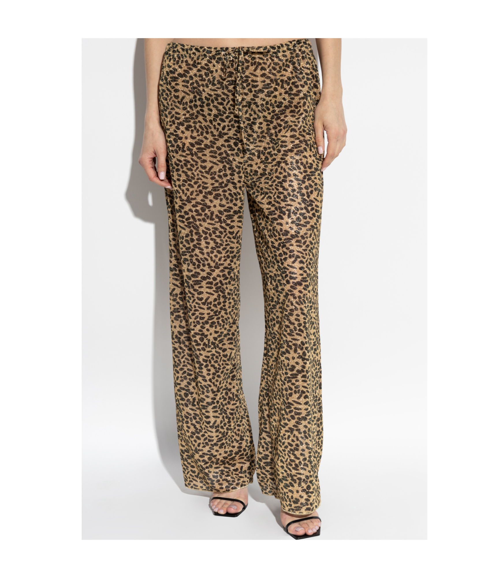 OSEREE LUREX-DETAIL TROUSERS