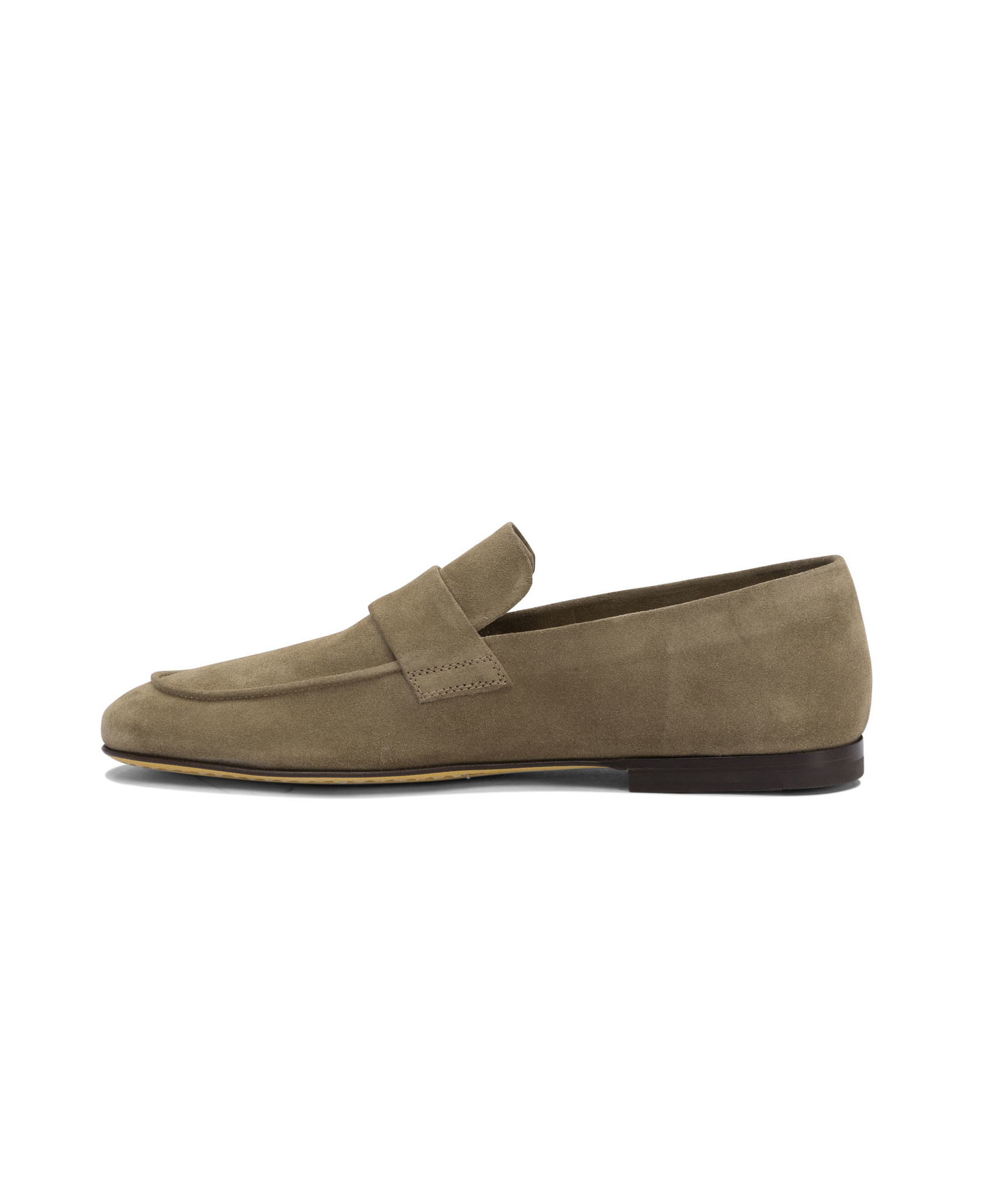 Officine Creative Round Head Loafer Shoes In Brown