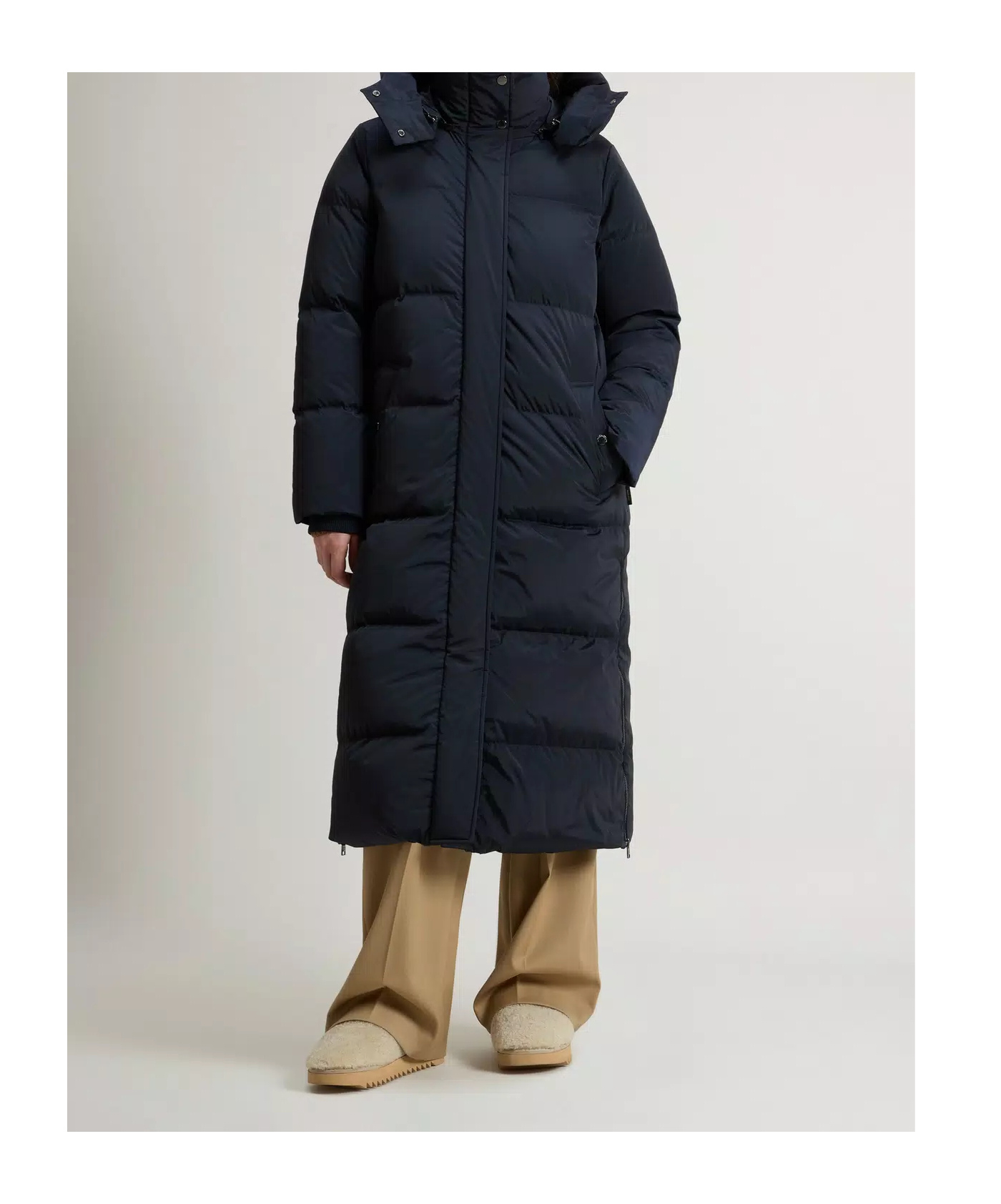 Woolrich Kelly Hooded Parka In Black