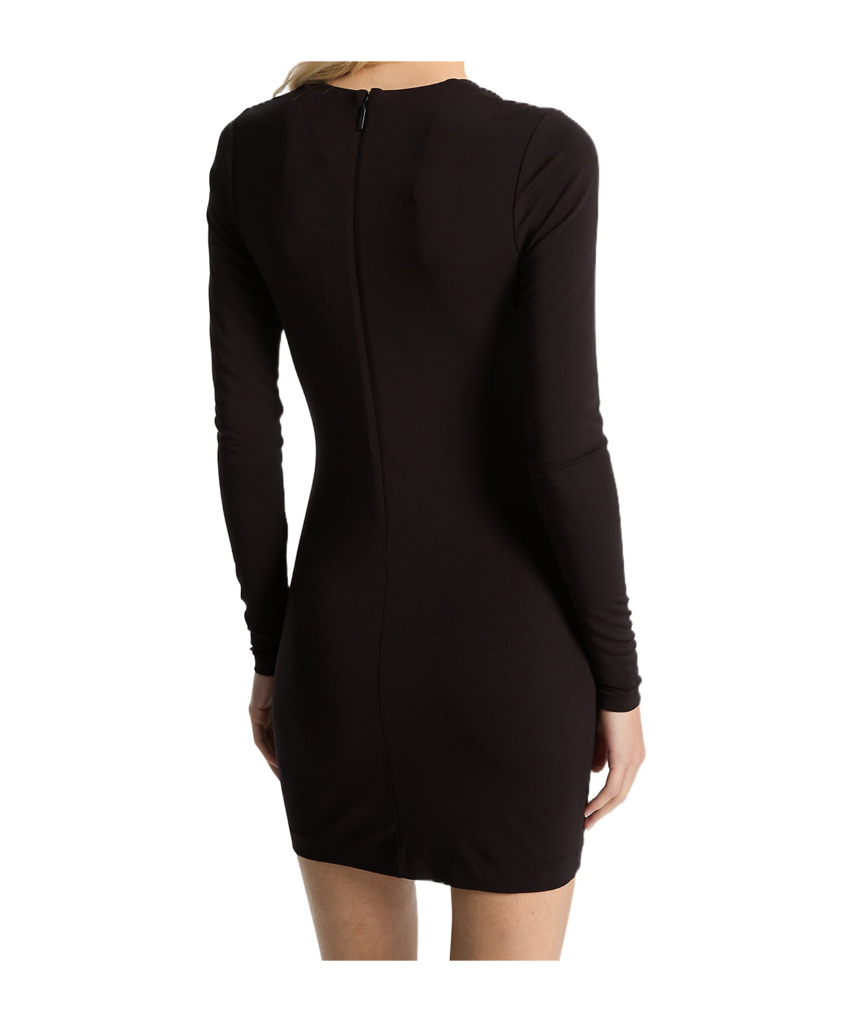 Michael Michael Kors Jersey Keyhole Dress In Black