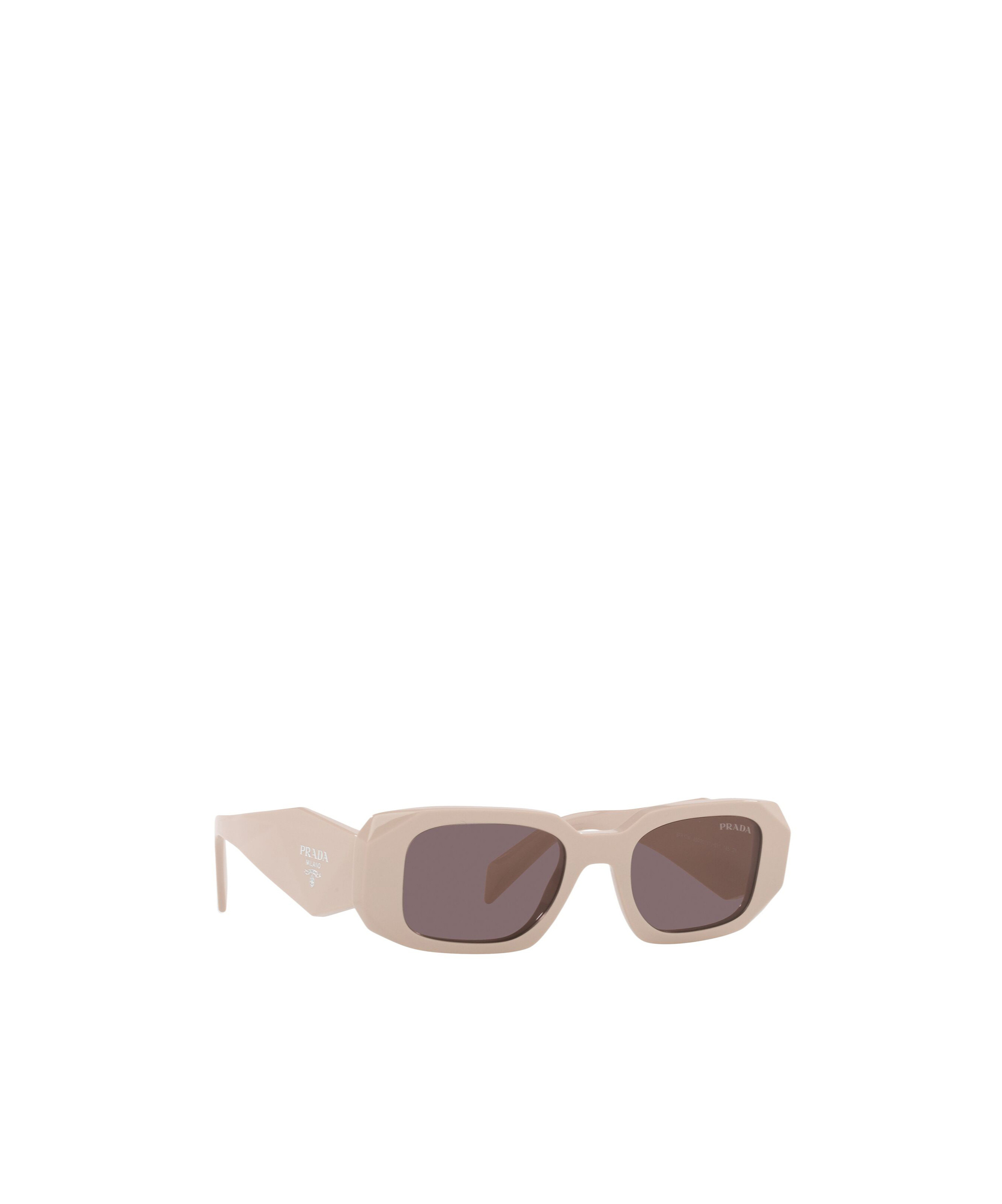 Prada Eyewear Rectangular Frame Sunglasses In Gray