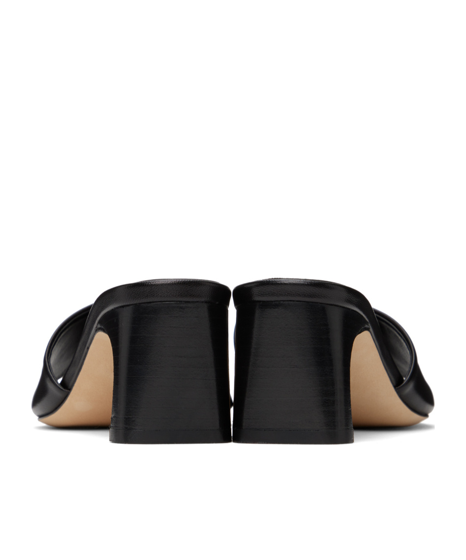 Aeyde Jeanie 55mm Leather Mules In Black
