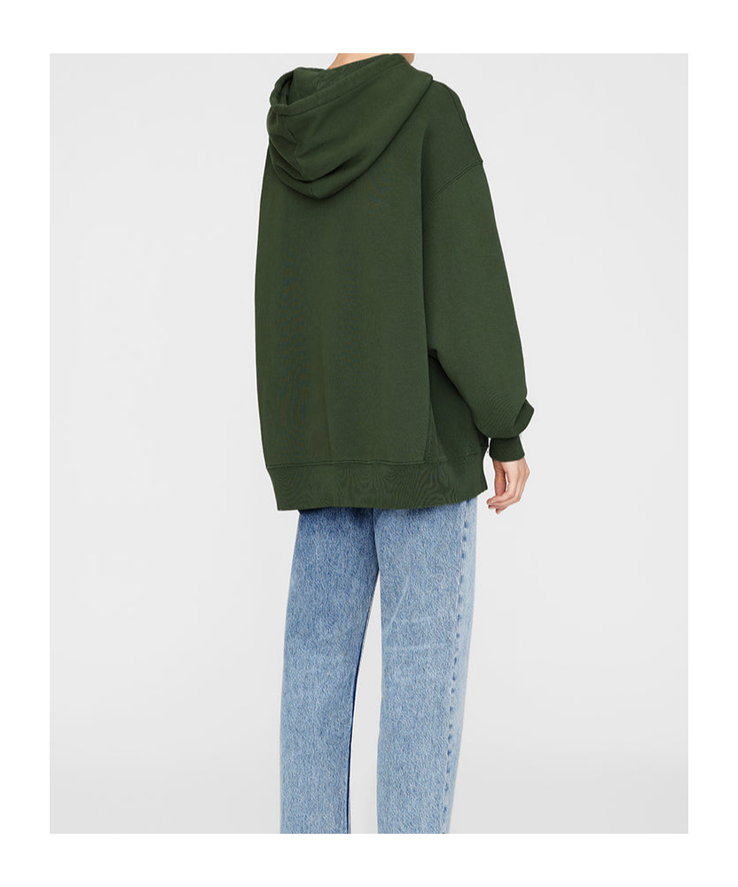 Shop Anine Bing Alto Jersey Hoodie In Black