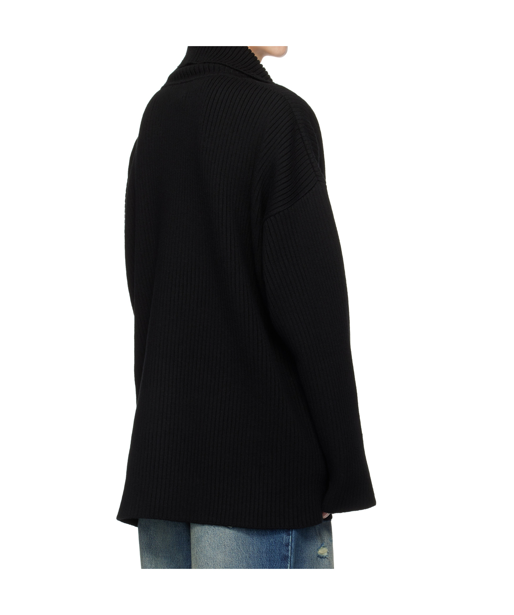 Vetements Zip-up Cardigan In Black