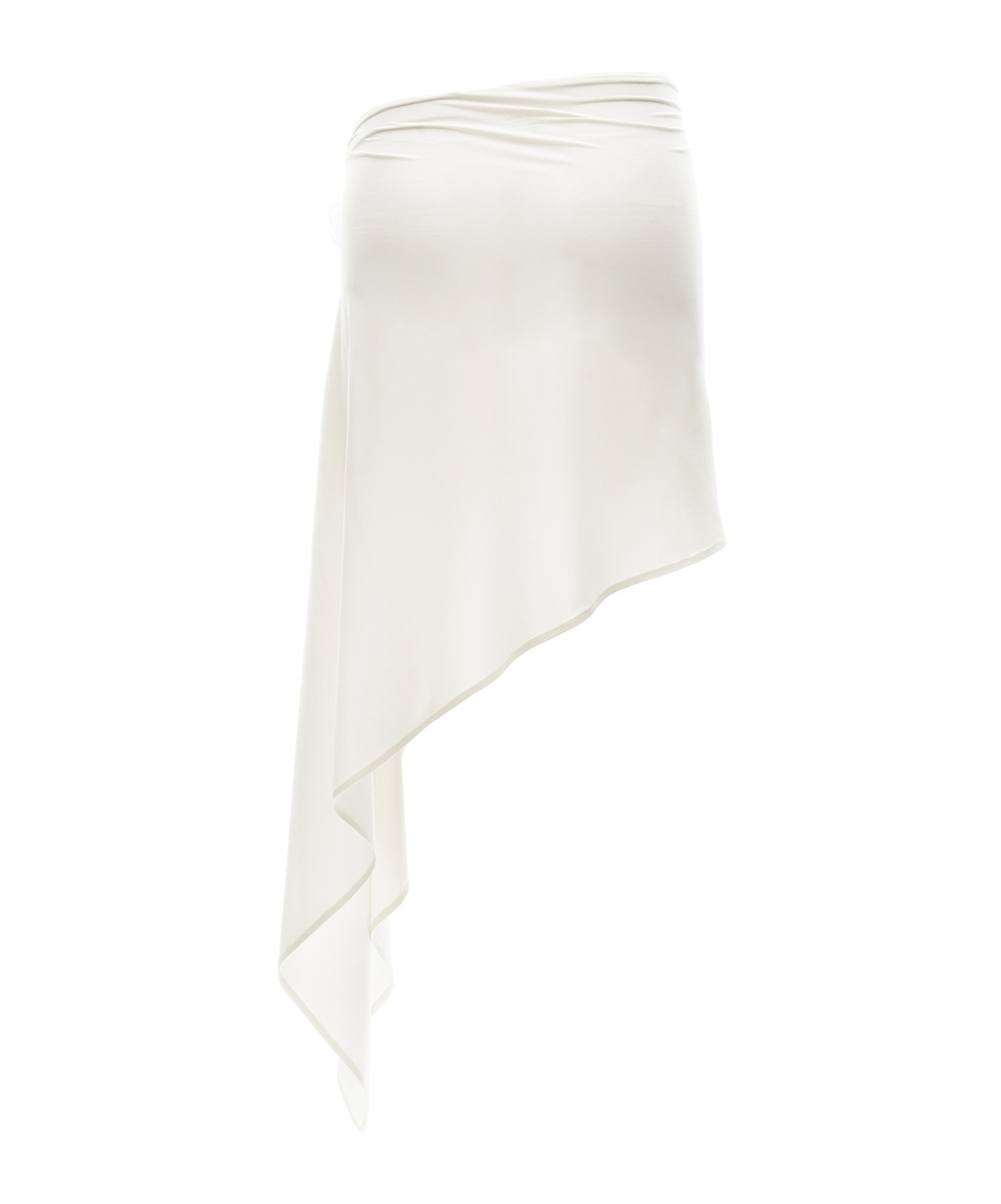 Magda Butrym Draped Knot Asymmetric Design Skirt In White