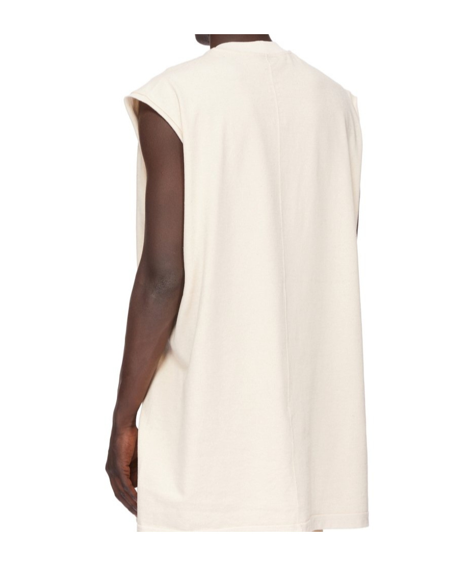 Rick Owens Drkshdw Sleeveless T-shirt In White