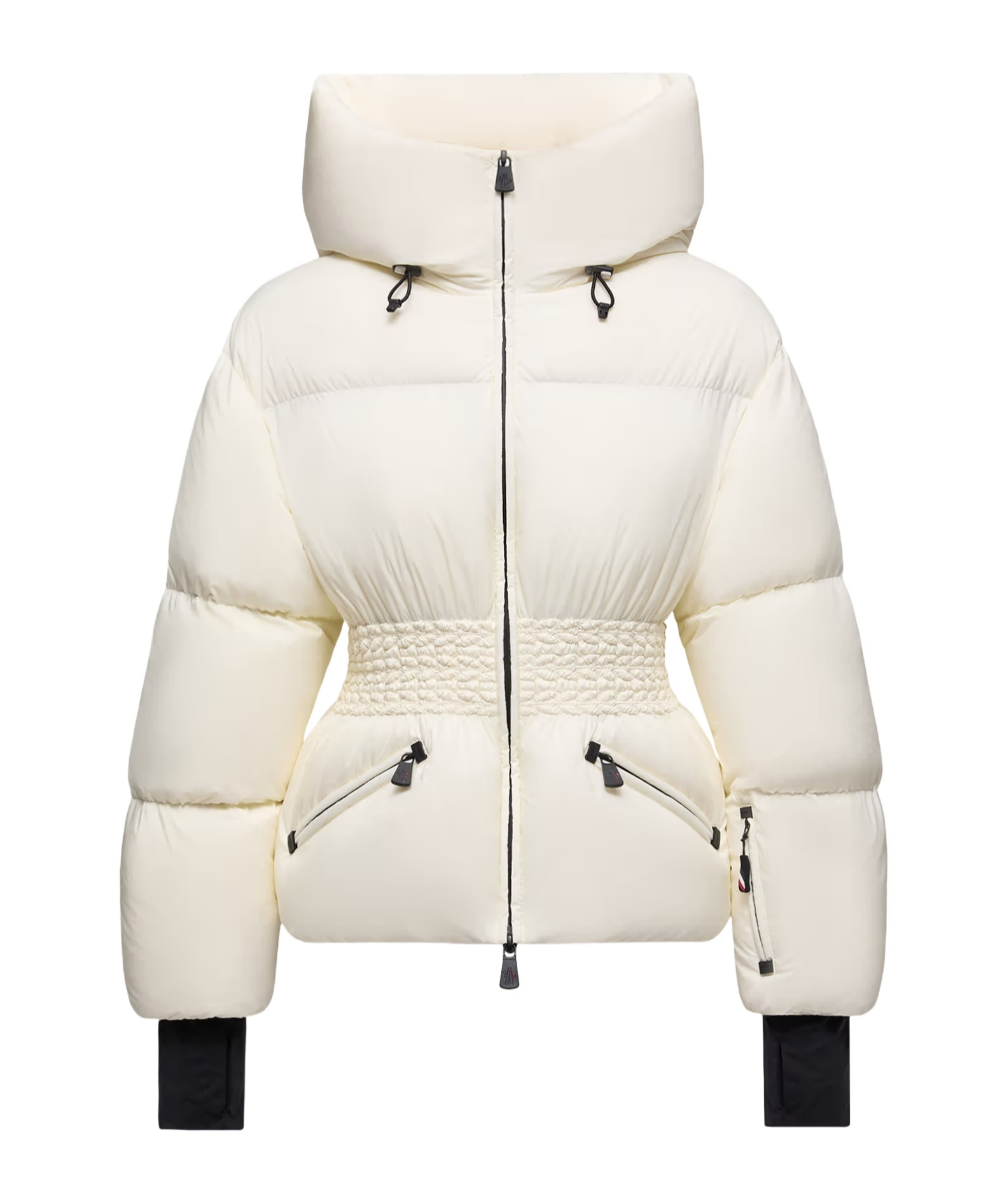 Moncler Wollemi Hooded Down Ski Jacket In White