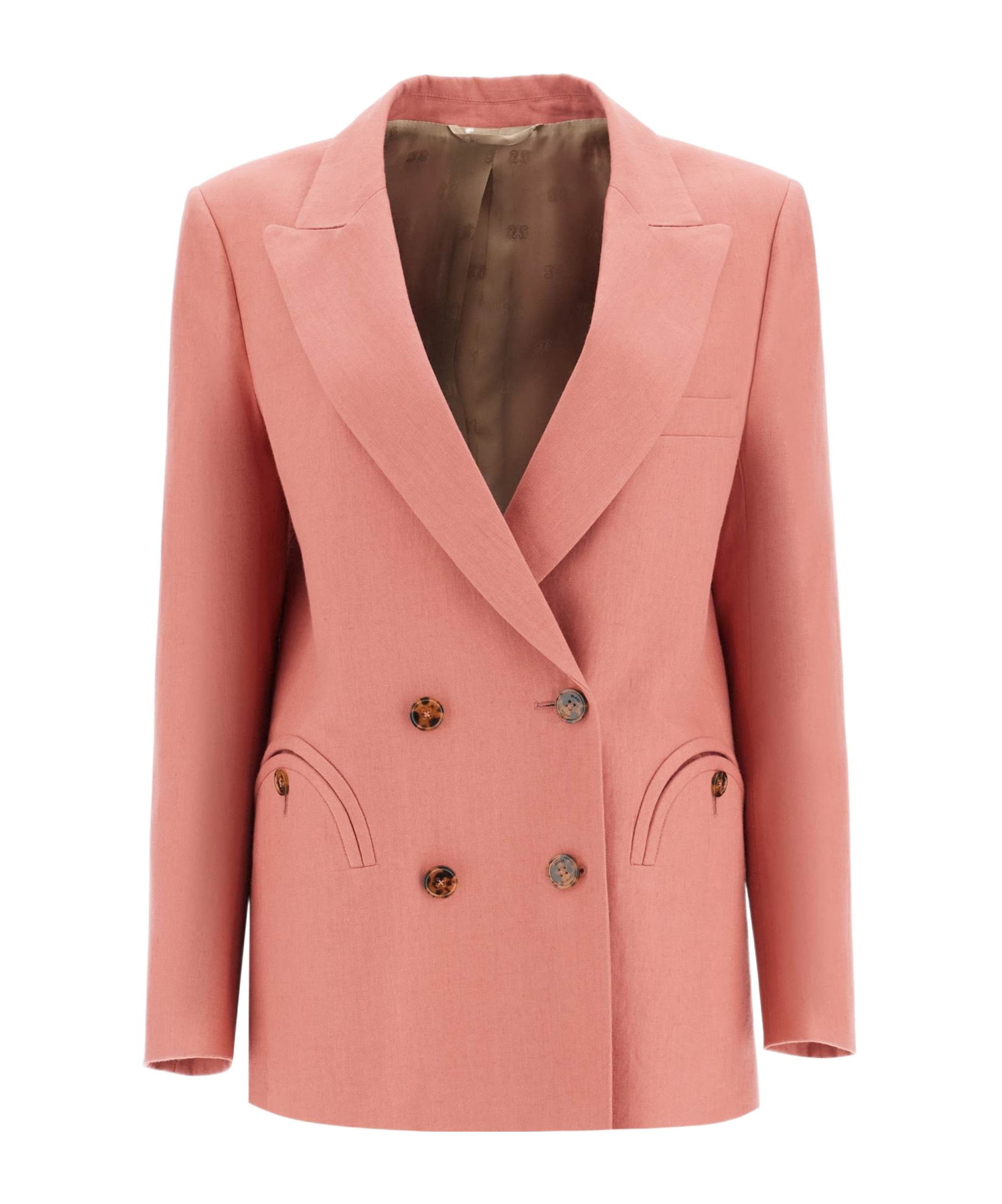 Shop Blazé Milano Midday Sun Blazer In Pink