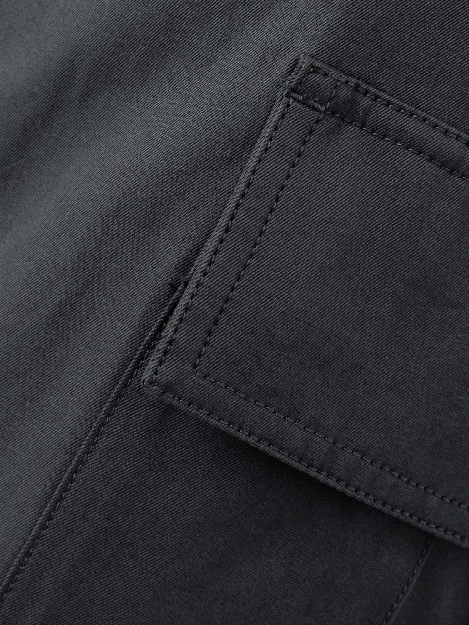 Saint Laurent Straight-leg Cargo Trousers In Black