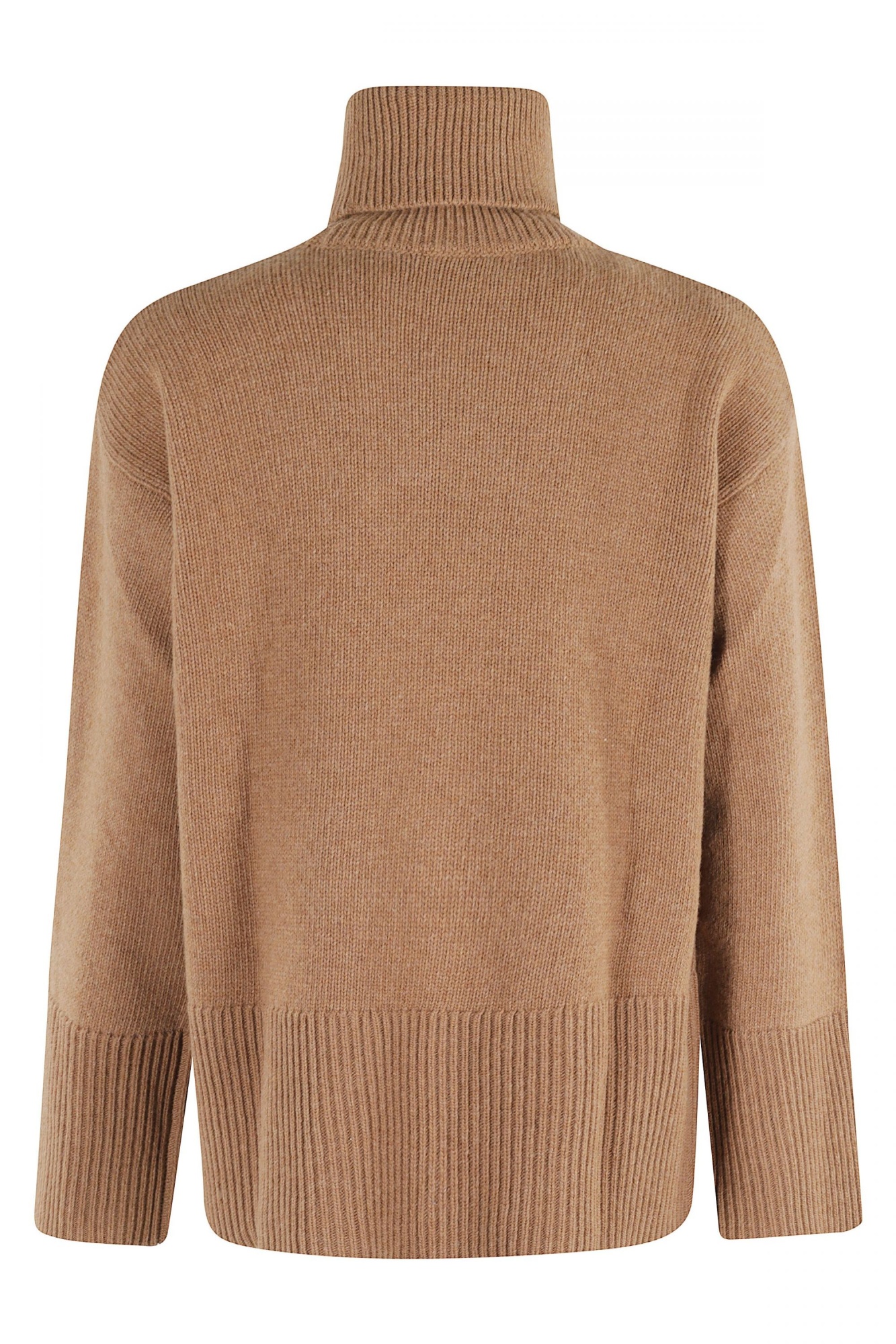 Woolrich Relaxed Fit Turtleneck Knitwear Long Sleeves In Brown