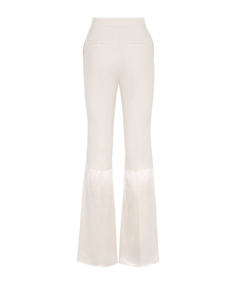 Fendi Tailored Gabardine Trousers In White