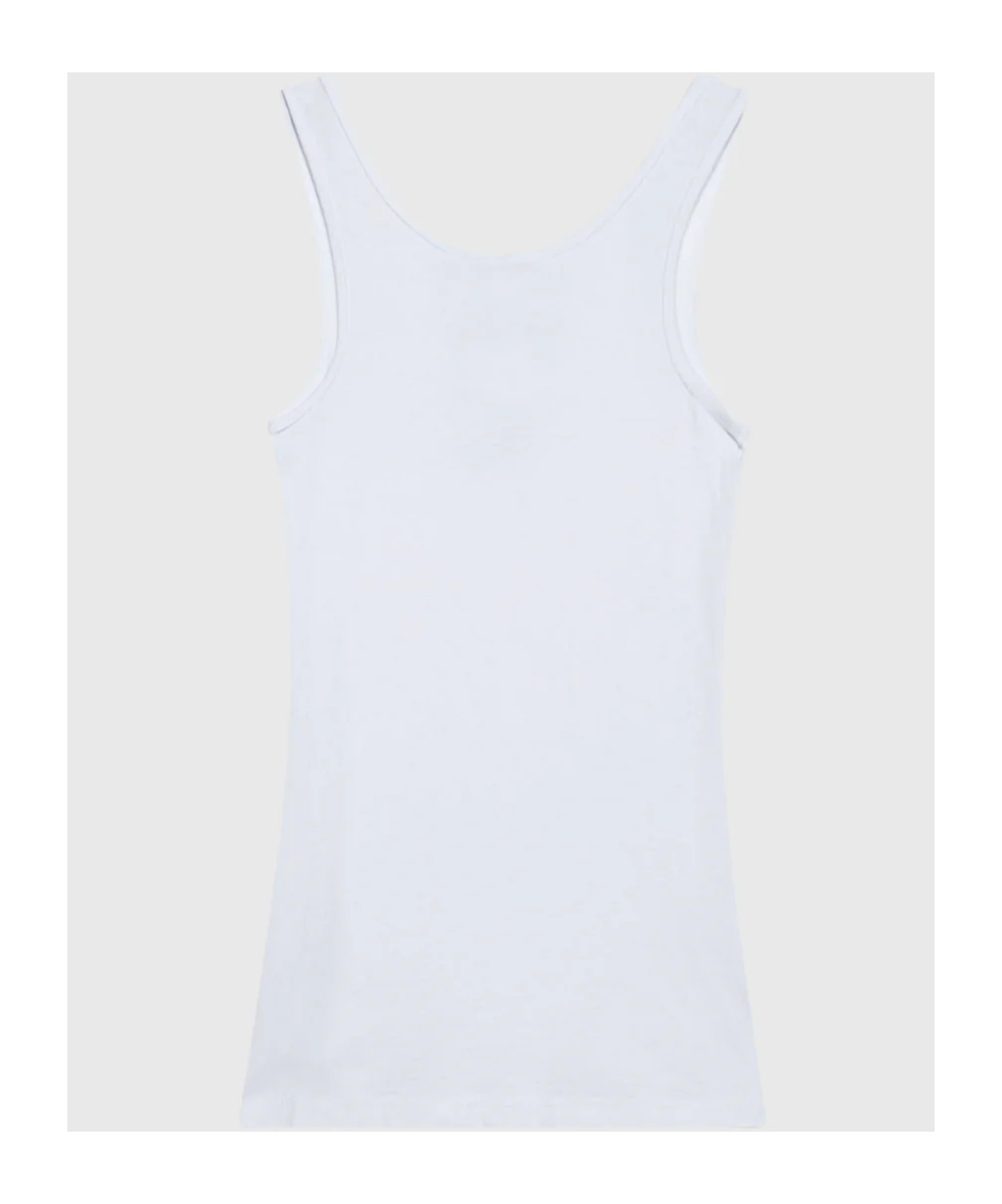 James Perse Wide Strap Vest In White