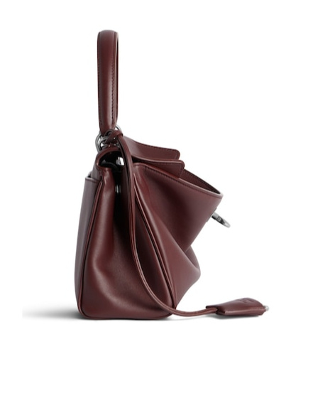 Balenciaga Women's Rodeo Small Handbag In Dkburgundy
