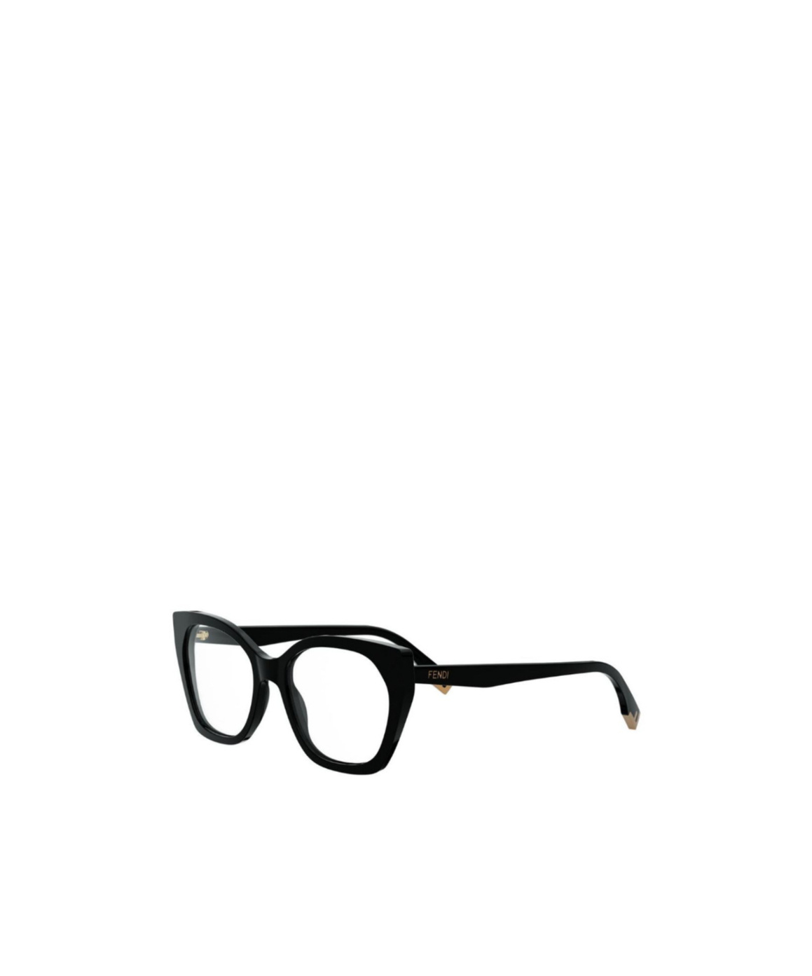 Fendi Geometric Flat Mirror In Black