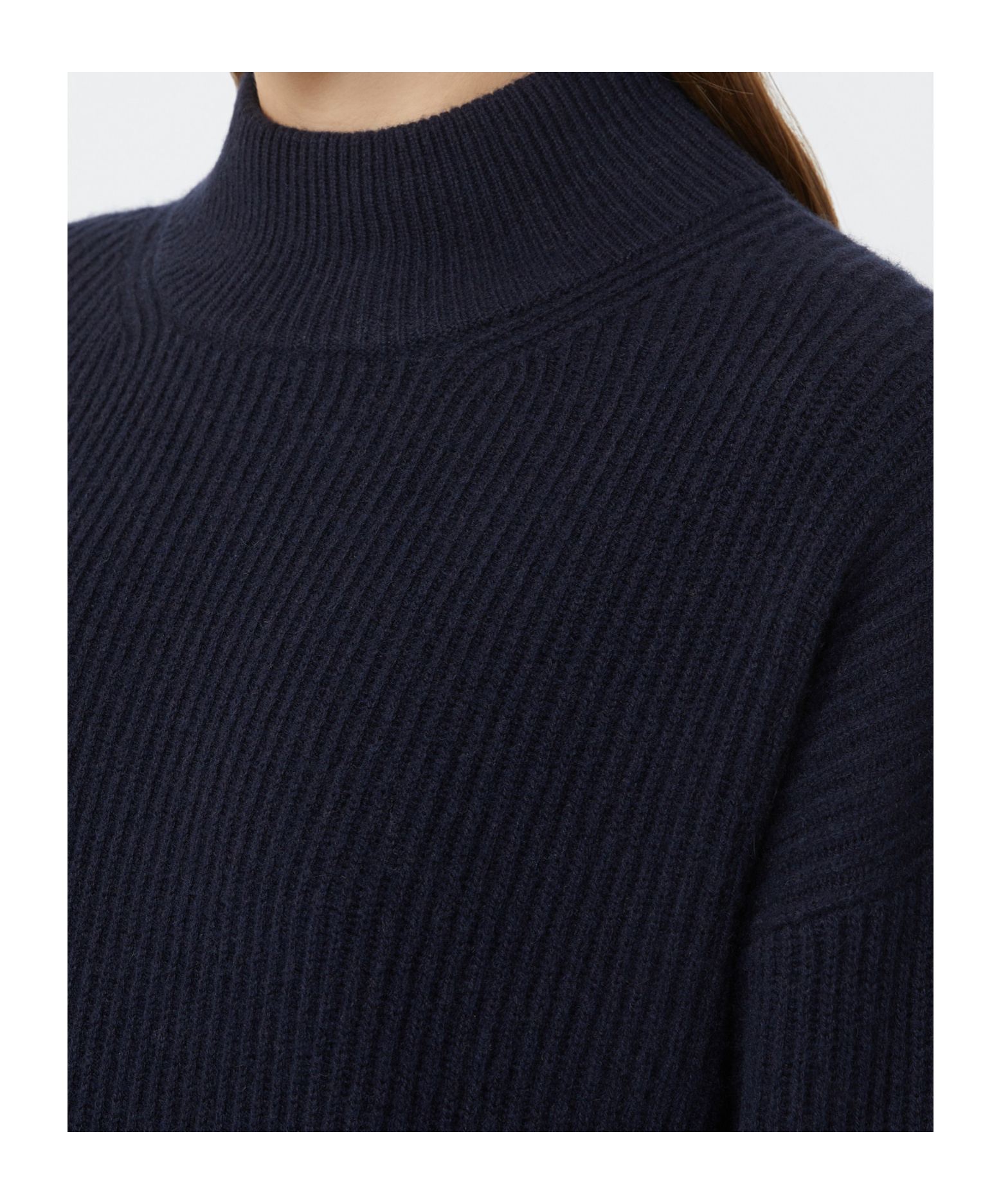 Max Mara Long-sleeved Sweater In Black