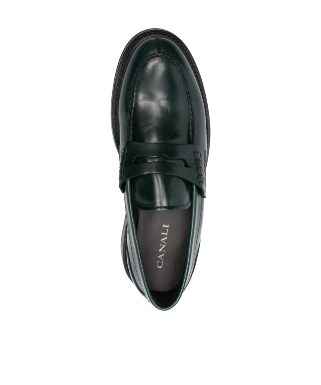 Canali Logo Loafers In Black