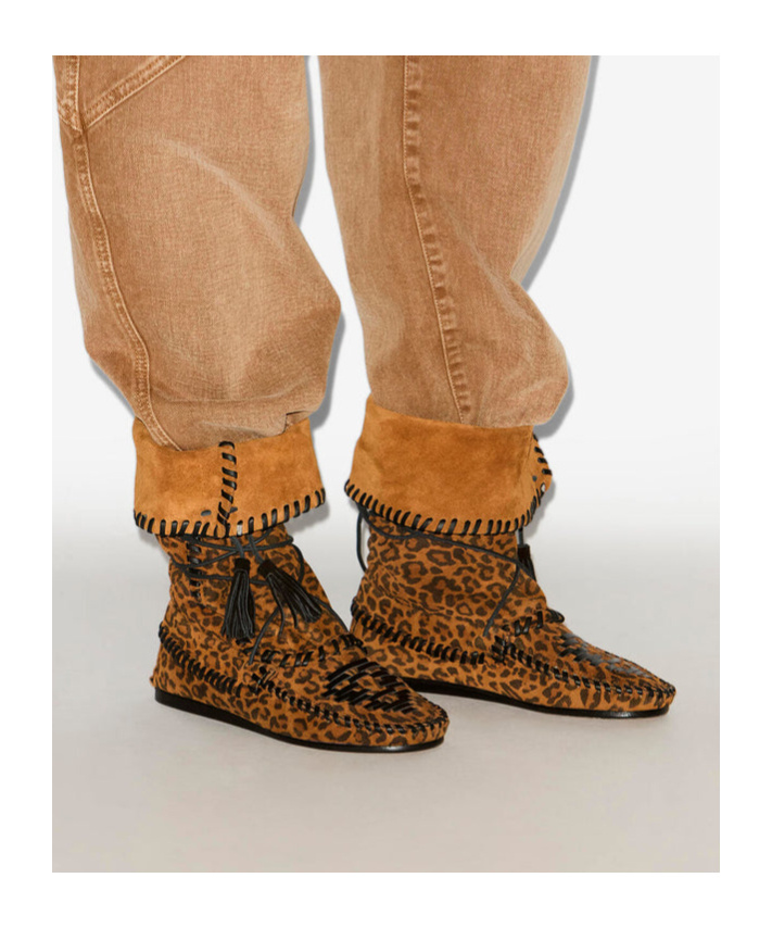 Isabel Marant Boots Winki In Animal Print
