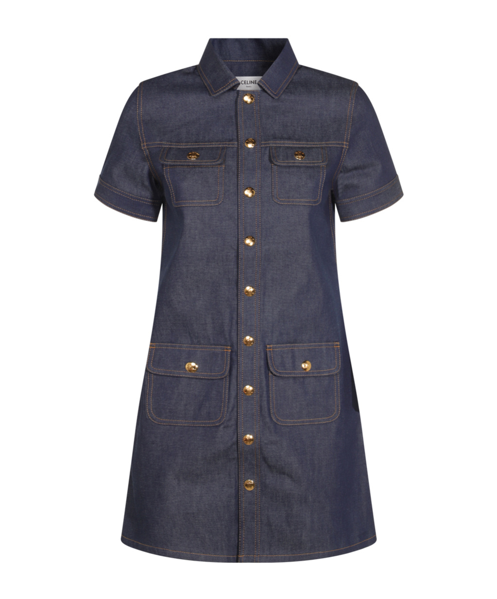Celine Cotton Mini Dress Women