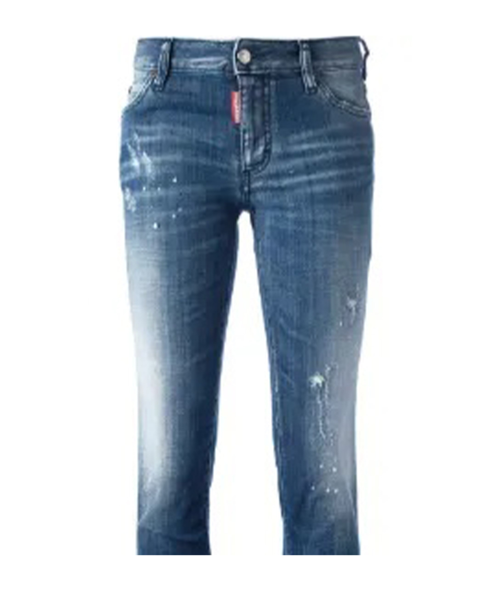 Dsquared2 Belt Loops Jeans In Blue
