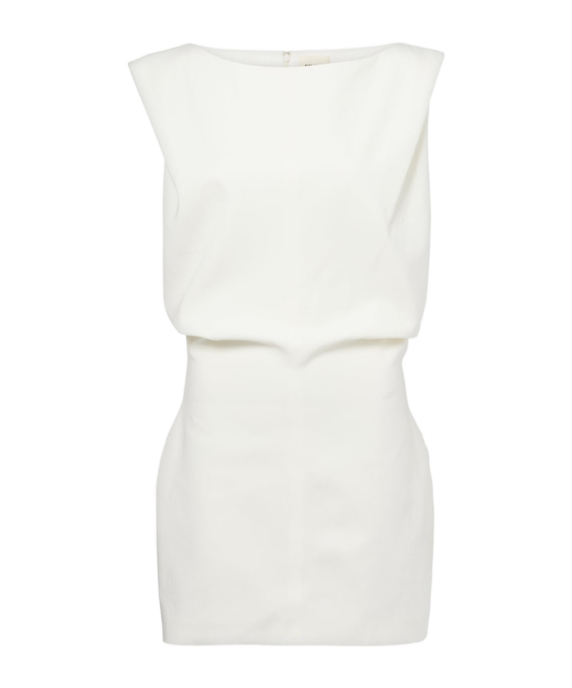 Khaite Toma Cotton Canvas Minidress In White