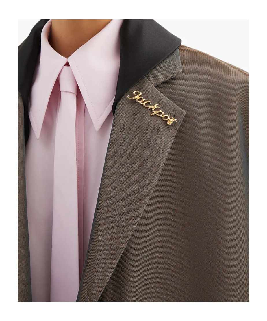 Jil Sander Jackpot Pin In Yellow