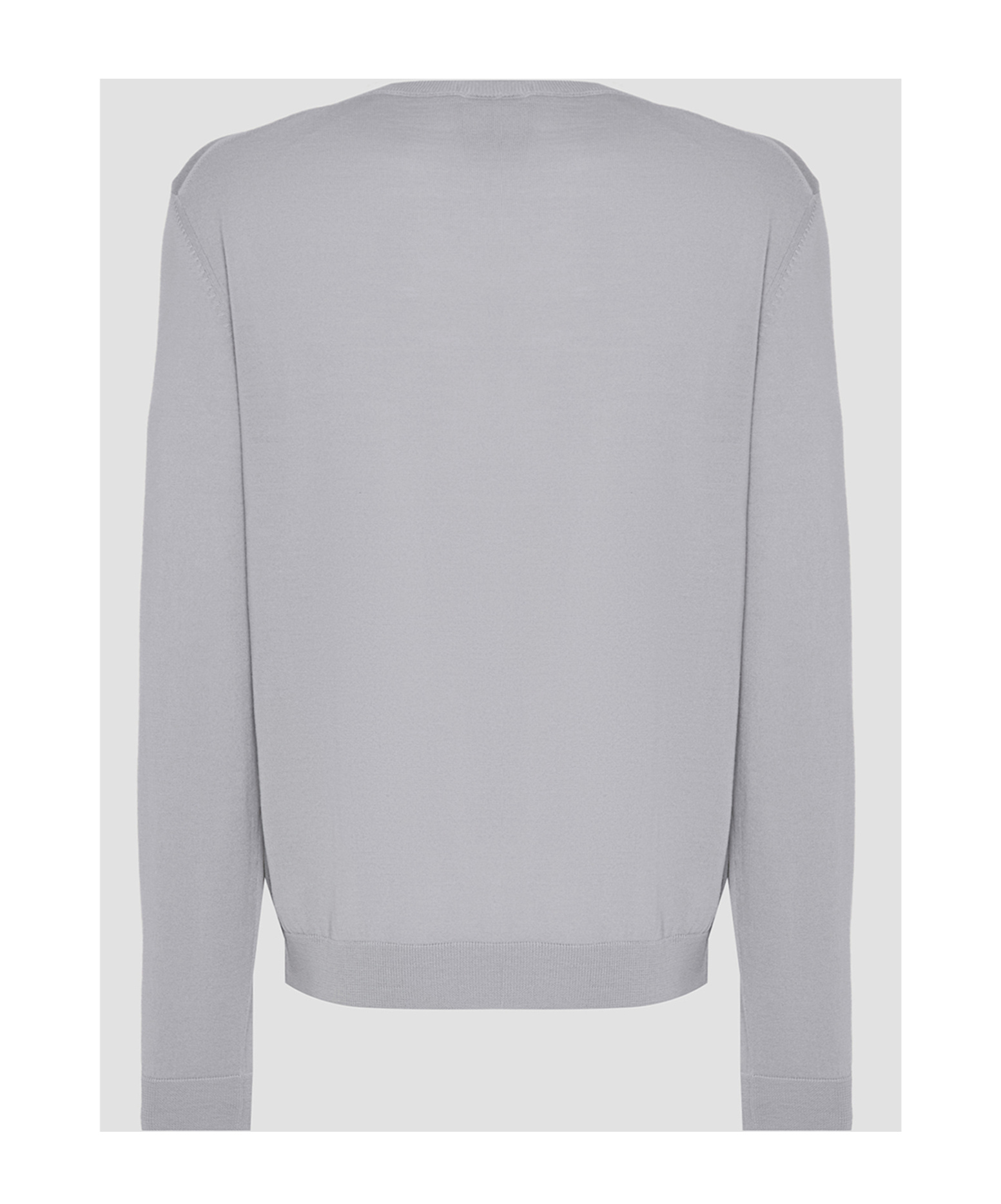 Hugo Boss Long-sleeved Sweater In Gray